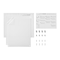Cool Modern Frames Clear Acrylic Float Frame with Silver Hardware